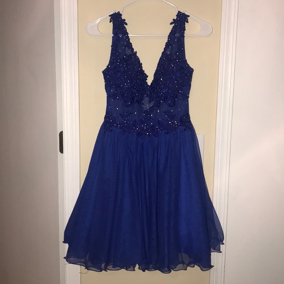 David's Bridal Dresses & Skirts - blue short dress